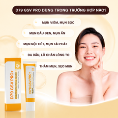 (Hàng chính hãng) Gel D79 GSV Pro Tuýp 20g - Ngăn Ngừa Mụn, Làm Mờ Thâm Do Mụn