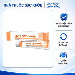 (Hàng chính hãng) Gel D79 GSV Pro Tuýp 20g - Ngăn Ngừa Mụn, Làm Mờ Thâm Do Mụn