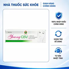 (Hàng chính hãng) Gel Young GSV Tuýp 15g - Hỗ Trợ Làm Mờ Sẹo, Giảm Thâm Mụn