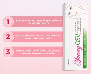 (Hàng chính hãng) Gel Young GSV Tuýp 15g - Hỗ Trợ Làm Mờ Sẹo, Giảm Thâm Mụn