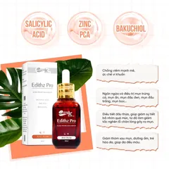 (Hàng chính hãng) Serum Edithz Pro 30ml - Hỗ Trợ Giảm Mụn, Ngừa Thâm, Giúp Da Tươi Sáng