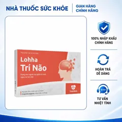 (Hàng chính hãng) Viên Uống Lohha Trí Não Thái Minh Hộp 30 Viên - Hỗ Trợ Tăng Cường Trí Nhớ, Hoạt Động Trí Não