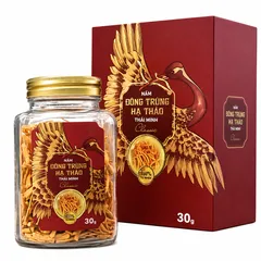 Nấm Đông Trùng Hạ Thảo Thái Minh Classic 30g - Cordyceps Militaris Tăng Cường Sức Đề Kháng, Bồi Bổ Cơ Thể