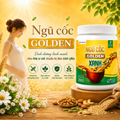 (Hàng chính hãng) Ngũ Cốc Golden Hộp 250g - Bổ Sung Dinh Dưỡng Thực Vật, Hỗ Trợ Cân Bằng Nội Tiết