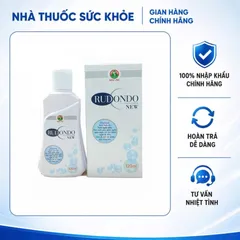 (Hàng chính hãng) Dầu Tắm Gội Rudondo New 120ml - Ngăn Ngừa Nấm, Sạch Gàu, Giảm Ngứa Da Đầu