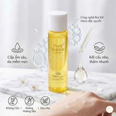 (Hàng nhập khẩu) Nước Hoa Hồng Cure Pure Bubble Lotion 190ml - Công Nghệ Bọt Nano Cấp Ẩm Chuyên Sâu