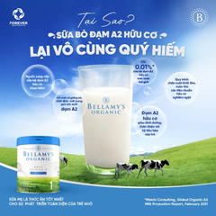 (Hàng nhập khẩu) Sữa Bellamy's Organic A2 1 800g - Cho Bé 0-6 Tháng Tuổi