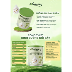 (Hàng nhập khẩu) Sữa Nutrary Lactoferrin 60 Gói - Bổ Sung Lactoferrin, Hỗ Trợ Tăng Cường Miễn Dịch Cho Bé