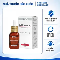(Hàng chính hãng) Rubi Serum 10 Lọ 30ml - Dưỡng Da, Làm Đều Màu Da, Hỗ Trợ Mờ Thâm Nám