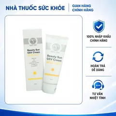 (Hàng nhập khẩu) Kem Chống Nắng Beauty Sun GSV Cream Tuýp 50ml - SPF 50+/PA+++ Bảo Vệ Da, Dưỡng Ẩm, Làm Sáng