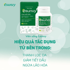 (Hàng chính hãng) Viên Uống Esunvy Mát Gan Ngừa Mụn Hộp 30 Viên - Hỗ Trợ Giảm Mụn, Hạn Chế Thâm Sạm