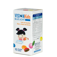 (Hàng nhập khẩu) Vision Kids Blue Light Hộp 90 Viên - Hỗ Trợ Bảo Vệ Mắt Trẻ Khỏi Ánh Sáng Xanh