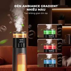 (Hàng nhập khẩu) Máy Sưởi Gốm Kèm Phun Sương Bù Ẩm GUME GM-S2558 - Điều Khiển Giọng Nói, Công Suất 2200W
