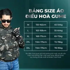 Áo Điều Hòa GUME Korea ACG26 - Chống Tia UV, Pin 28.000mAh
