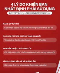(Hàng nhập khẩu) Kem Dưỡng Mắt BEAUTYdrama Medi Eye Turn Cream 10ML - Giảm Quầng Thâm, Mờ Nếp Nhăn & Tăng Đàn Hồi Vùng Mắt
