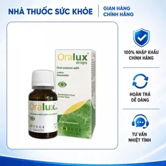 (Hàng nhập khẩu) Siro Oralux Drops Lọ 15ml - Hỗ Trợ Tăng Cường Thị Lực, Bảo Vệ Mắt Cho Bé