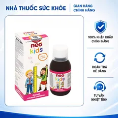 (Hàng nhập khẩu) Siro Neo Kids Growth Lọ 150ml - Vitamin Tăng Cường Hấp Thu, Giúp Bé Ăn Ngon