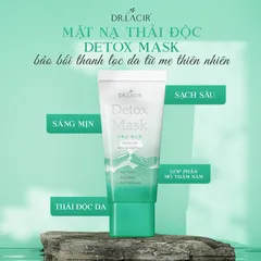 (Hàng chính hãng) Mặt Nạ Thải Độc Dr Lacir Detox Mask 35gr - Làm Sạch Da, Hỗ Trợ Da Sáng Mịn