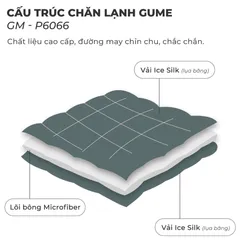 Chăn Lạnh Làm Mát GUME Korea GM-P6066 - Chất Liệu Ice Silk, Kích Thước 200x230cm