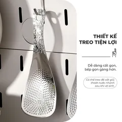 (Hàng nhập khẩu) Muôi Xới Cơm Inox Phủ Titanium Cao Cấp Không Gỉ Gume GM-D2116