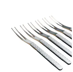 (Hàng nhập khẩu) Bộ 6 Nĩa Hoa Quả Inox 18/10 Gume GM D2117 Không Gỉ