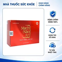 (Hàng chính hãng) Viên uống Mạch Não An hỗ trợ hoạt huyết - Hộp 50 viên