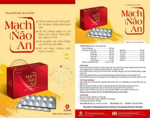 (Hàng chính hãng) Viên uống Mạch Não An hỗ trợ hoạt huyết - Hộp 50 viên