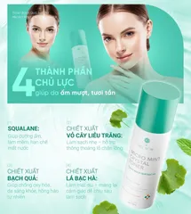 (Hàng chính hãng) Nước Hoa Hồng Dr Lacir Micro Mint Crystal Toner 100ML - Làm Sạch, Cân Bằng Độ Ẩm Cho Da Dầu