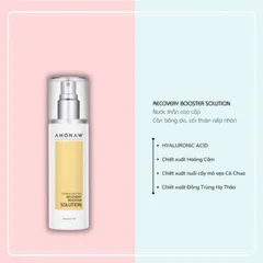 (Hàng nhập khẩu) Toner Ahohwa Recovery Booster Solution 140ml - Cấp Ẩm, Cải Thiện Dấu Hiệu Tuổi Tác