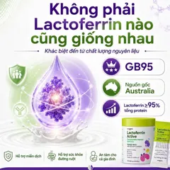 (Hàng nhập khẩu) Bột Lactoferrin Active Hộp 50 Gói Hòa Tan - Hỗ Trợ Miễn Dịch Và Tiêu Hóa