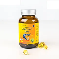 (Hàng chính hãng) Viên uống Zimega-3 Kids Tín Phong hỗ trợ bổ sung DHA cho trẻ từ 3 tuổi