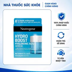 Kem Dưỡng Ẩm Neutrogena Hydro Boost Water Gel 48g - Cấp Nước, Giữ Ẩm, Phù Hợp Mọi Loại Da, Dưỡng Da Mềm Mại, Ngăn Ngừa Lão Hóa
