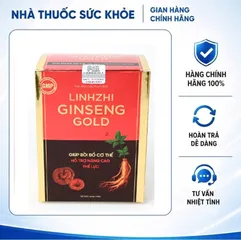 (Hàng chính hãng) Viên uống bảo vệ sức khỏe Linhzhi Ginseng Gold - Hộp 50 viên