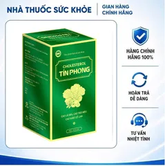 (Hàng chính hãng) Thực phẩm bảo vệ sức khỏe Cholesterol Tín Phong - Lọ 30 Viên