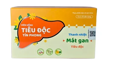 (Hàng chính hãng) Tiêu Độc Tín Phong Hỗ Trợ Thanh Nhiệt, Giải Độc - Hộp 18 Ống