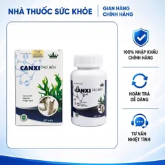 Viên Uống Canxi Tảo Biển D3k2 Kingphar 60 viên - Bổ Sung Canxi, Phát Triển Chiều Cao, Ngừa Loãng Xương
