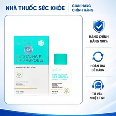 (Hàng chính hãng) Serum Dr Lacir Crystal HA-P HA-0 Ampoule 25ml - Căng Bóng, Dưỡng Ẩm, Mờ Thâm Nám
