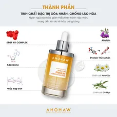 (Hàng nhập khẩu) Tinh Chất Trẻ Hóa Cải Thiện Nếp Nhăn Ahohaw Inten Cure Premium Complex Ampoule 50ml