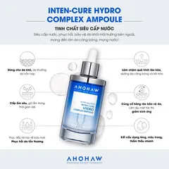 (Hàng nhập khẩu) Tinh Chất Cấp Ẩm Chuyên Sâu Ahohaw Inten Cure Hydro Complex Ampoule 50ml