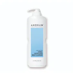 (Hàng nhập khẩu) Sữa Tẩy Trang Ahohaw Hybrid Water Fluide Milky Cleanser 1200ml - 3in1 Làm Sạch, Cấp Ẩm, Dịu Nhẹ Cho Mọi Loại Da
