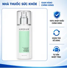 (Hàng nhập khẩu) Toner Ahohaw Control Clinical Cân Bằng Da, Cấp Ẩm Dịu Nhẹ, Cải Thiện Mụn 140ml