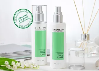 (Hàng nhập khẩu) Toner Ahohaw Control Clinical Cân Bằng Da, Cấp Ẩm Dịu Nhẹ, Cải Thiện Mụn 140ml