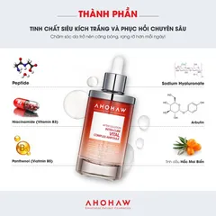 (Hàng nhập khẩu) Tinh Chất Dưỡng Trắng, Mờ Thâm, Giảm Sắc Tố Sạm Màu Ahohaw Inten Cure Vital Complex Ampoule 150ml