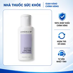 (Hàng nhập khẩu) Bột Tẩy Da Chết Sinh Học Ahohaw Inten Cure Enzyme Wash Powder 50g - Tẩy Tế Bào Chết Dịu Nhẹ, Da Mịn Thoáng