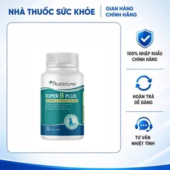 (Hàng nhập khẩu) AusNatures Super B Plus Lọ 60 Viên - Vitamin B Tổng Hợp Hỗ Trợ Duy Trì Năng Lượng, Hỗ Trợ Hệ Thần Kinh