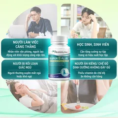 (Hàng nhập khẩu) AusNatures Super B Plus Lọ 60 Viên - Vitamin B Tổng Hợp Hỗ Trợ Duy Trì Năng Lượng, Hỗ Trợ Hệ Thần Kinh