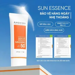 (Hàng nhập khẩu) Tinh Chất Chống Nắng Ahohwa Inten Cure Shield Plus Sun Essence 50g - SPF 50+/PA+++ Bảo Vệ Da, Dưỡng Ẩm