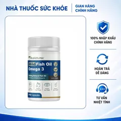 (Hàng nhập khẩu) AusNatures Wild Fish Oil Lọ 110 Viên - Dầu Cá Omega 3 Hỗ Trợ Tim Mạch, Não Bộ, Thị Lực