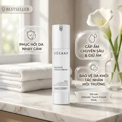 (Hàng nhập khẩu) Kem Dưỡng Phục Hồi Da Nhạy Cảm Décaar Delicate Touch Cream 50ML - Làm Dịu & Cấp Ẩm Cho Da