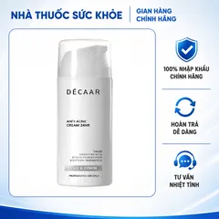 (Hàng nhập khẩu) Kem Décaar Anti Acne Cream 24HR hỗ trợ cải thiện mụn giảm nhờn 100ml